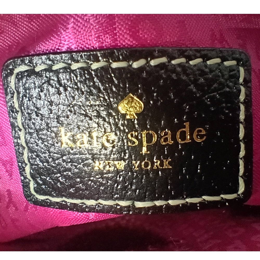 KATE SPADE Wellesley Hanna Black Leather Crossbody Bag - EUC - Picture 7 of 7